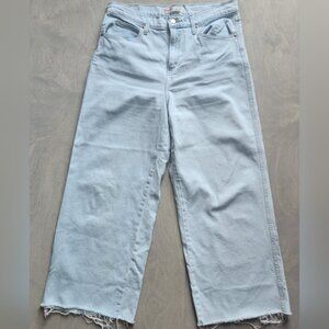 Levi's 10 heritage wide leg white wash jeans